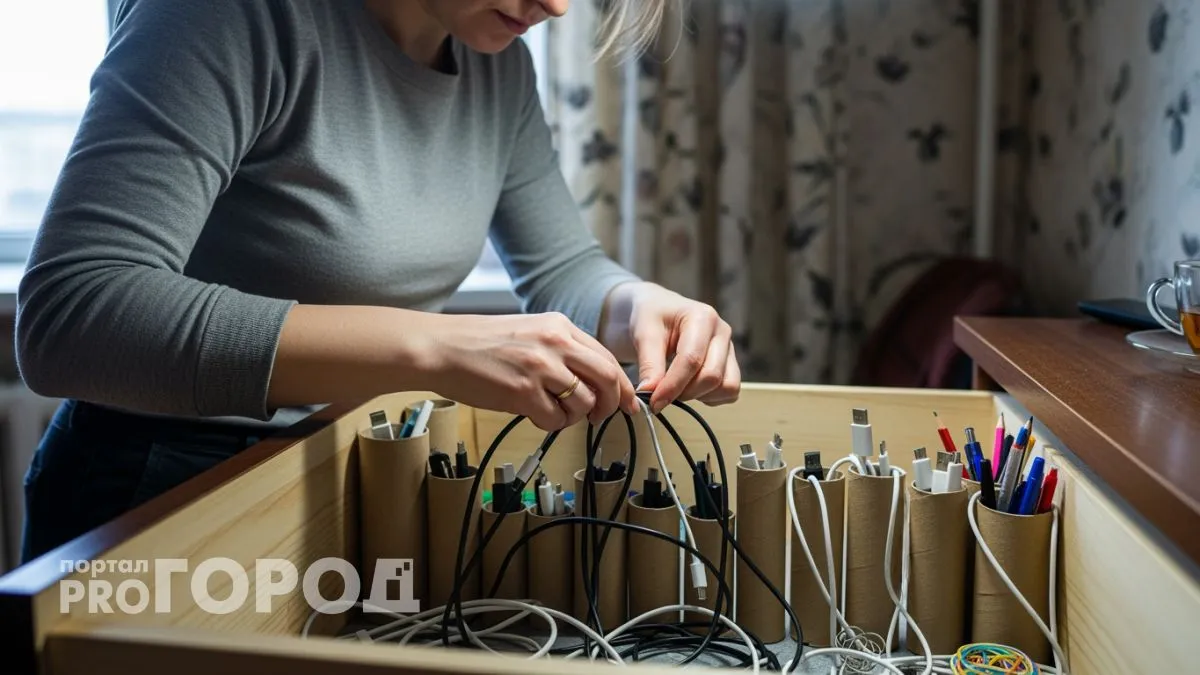 Втулки от туалетной бумаги превращают хаос в ящиках в идеальный порядок за копейки