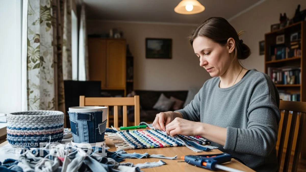 Старые футболки и джинсы превращаю в декор который соседи просят научить делать