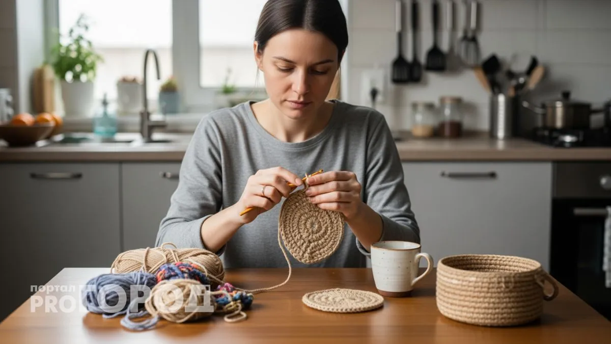 Бабушка научила превращать клочки пряжи в домашние помощники и забыть про лишние траты
