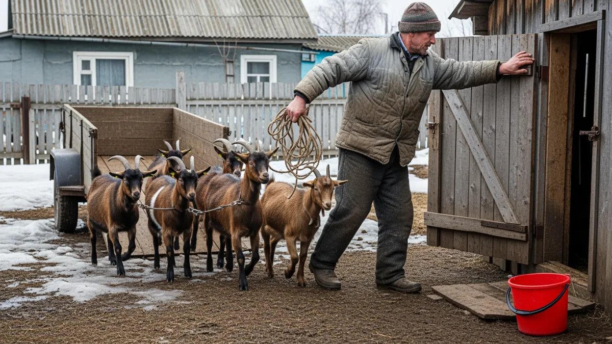 Приморцу подарили породистых коз взамен съеденных тигром