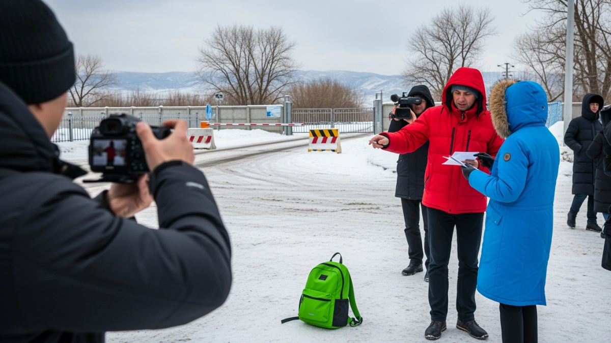 Снегопад заблокировал на границе съемочную группу «Вести Приморье»