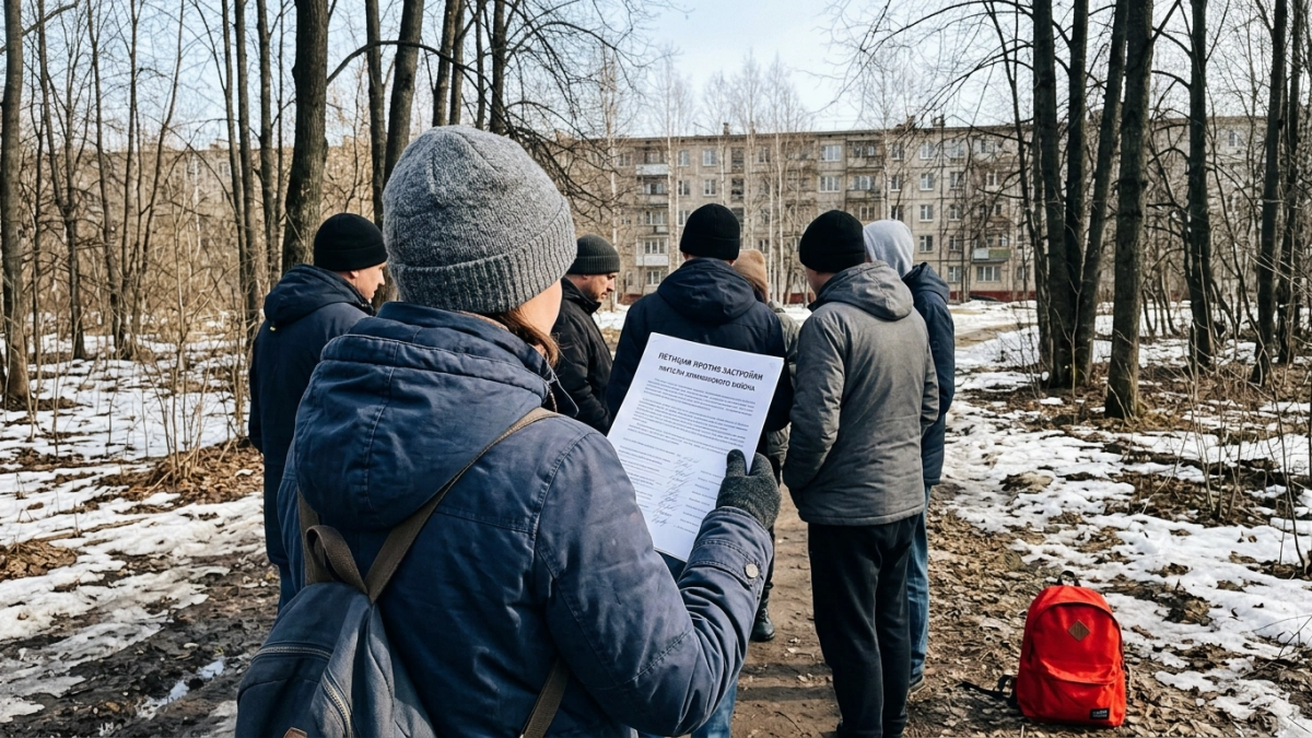 Жители Садгорода вышли против аукциона на аренду трёх гектаров леса
