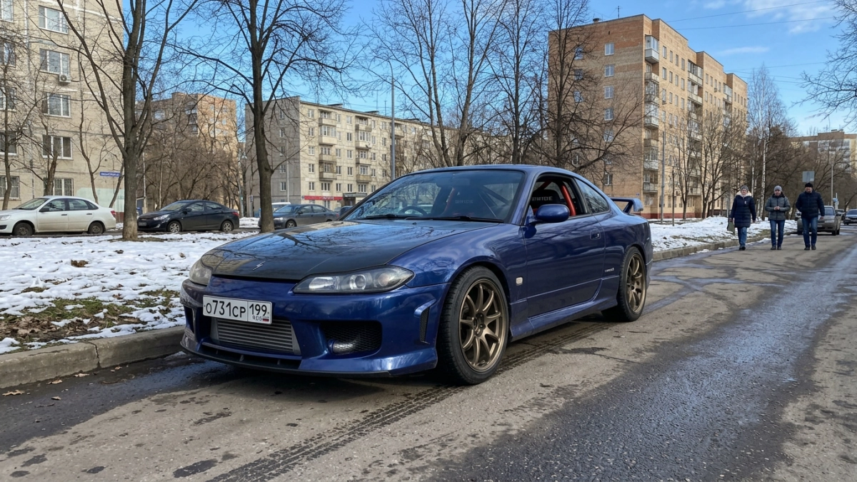 Участница РДС Nissan Silvia 1990 года продаётся во Владивостоке за 1,49 млн рублей