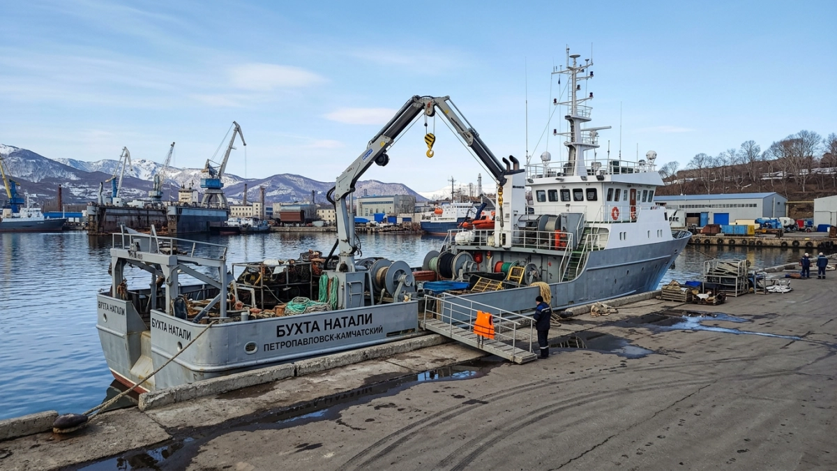 В Приморье спустили краболов с дистанционным управлением прямо с берега