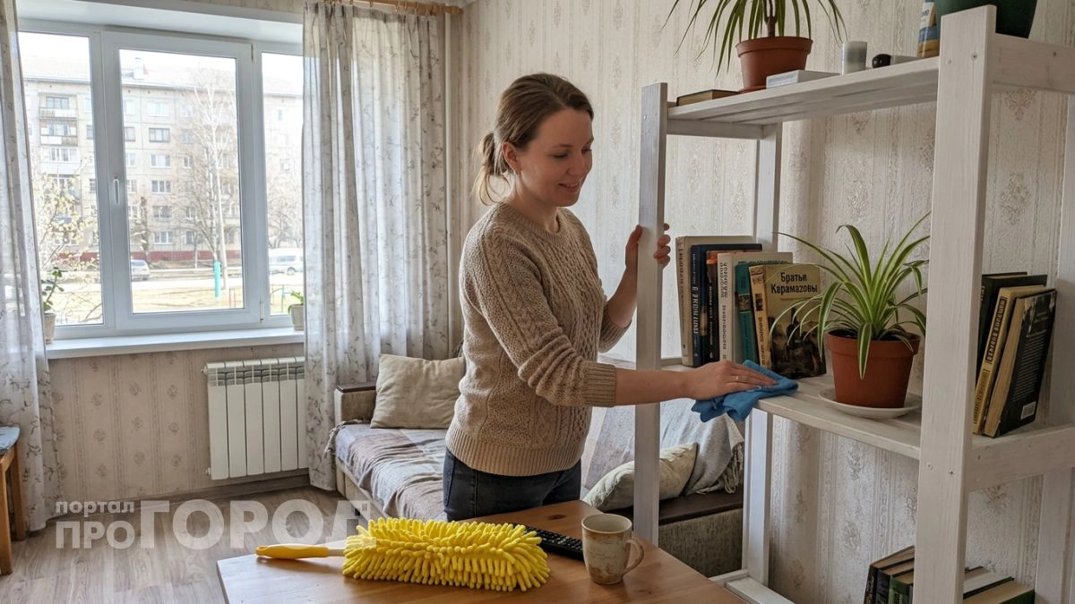 Дом всегда чистый, хотя я убираюсь не дольше 15 минут и только по утрам