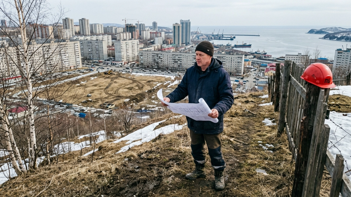 На Патрокле выставили участок под четыре дома до 17 этажей