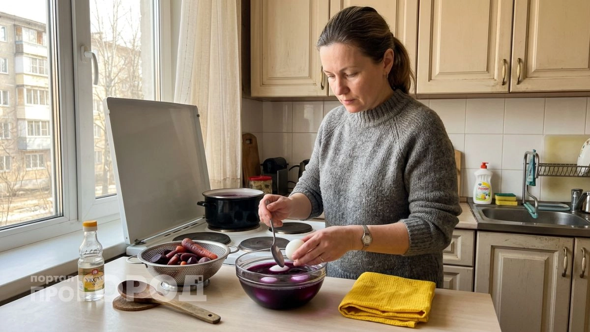 Крашу яйца к Пасхе только чаем с марлей и получаю роскошные галактические узоры без капли магазинной химии