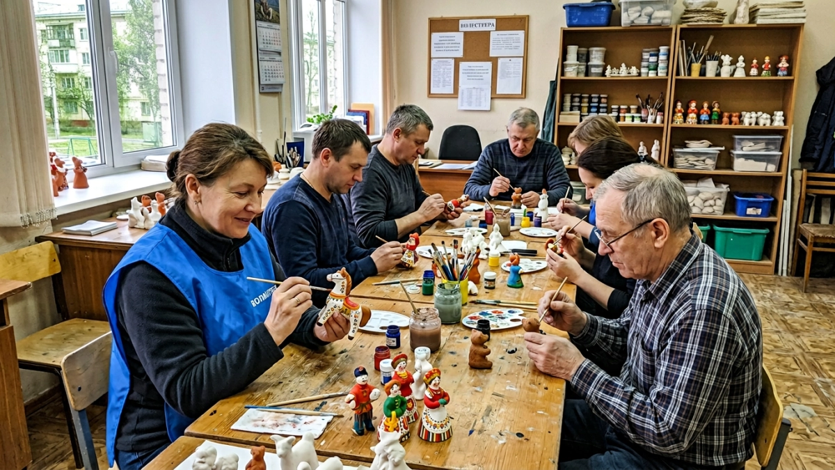 Волонтёры убрали мусор и расписали игрушки детей с инвалидностью во Владивостоке