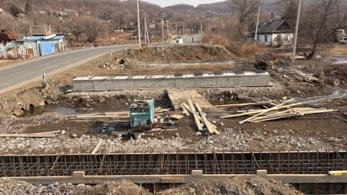 В Шкотово строят мост для пяти тысяч жителей — после срыва прошлого контракта