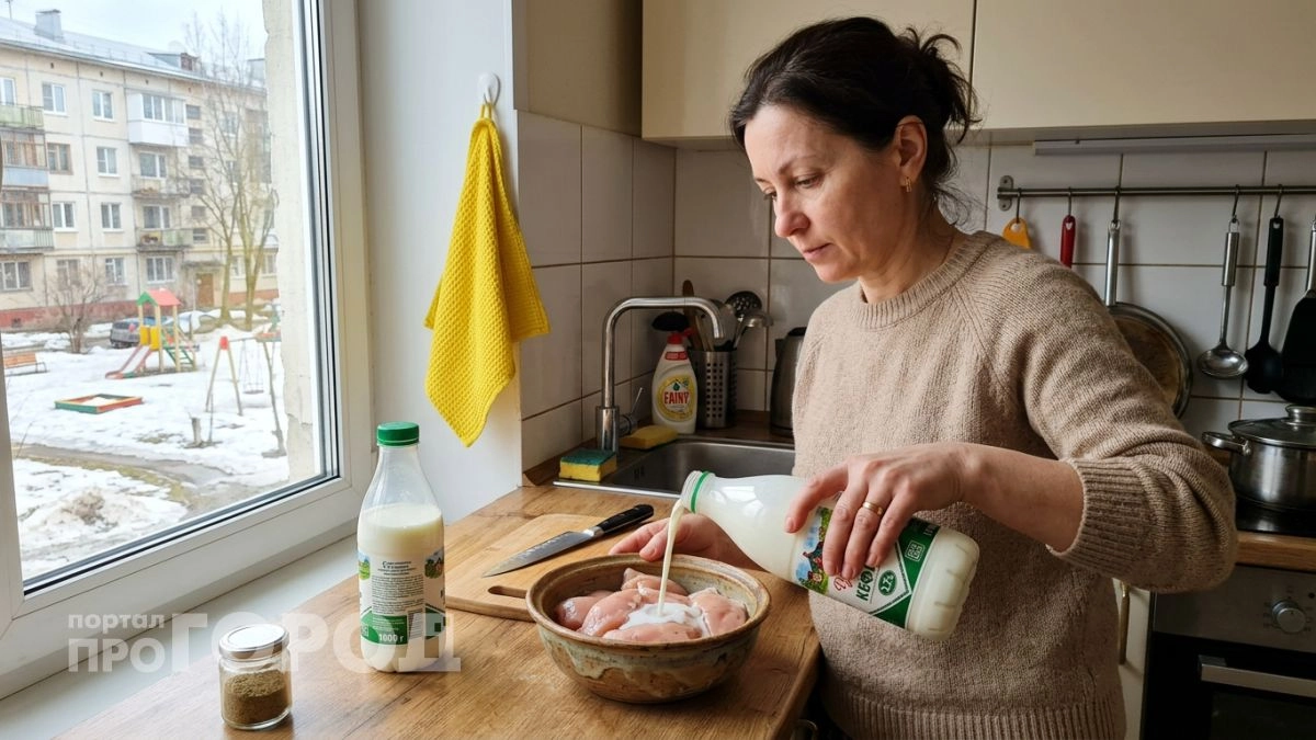 Добавляю в курицу стакан кефира по-немецки и мясо становится таким мягким что тает на языке