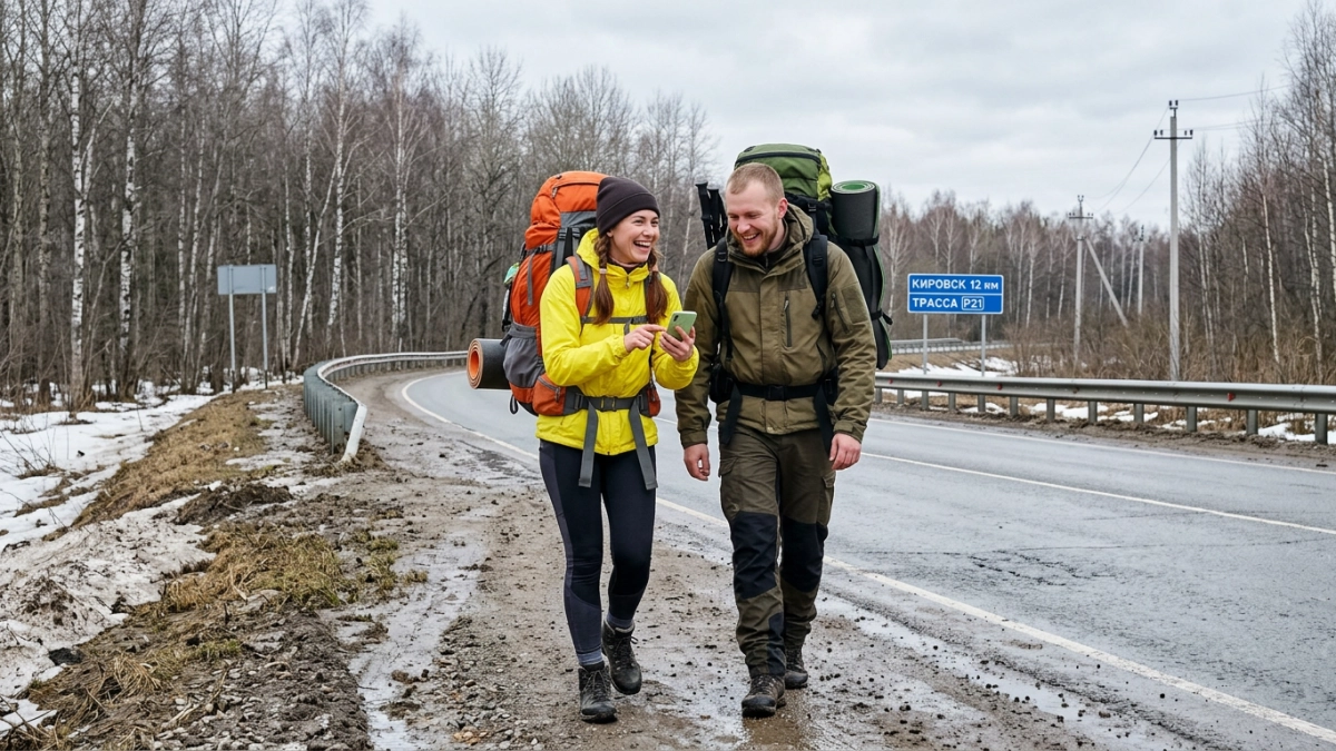 Москвичи идут во Владивосток пешком: три дня в Ижевске и первый эфир на радио