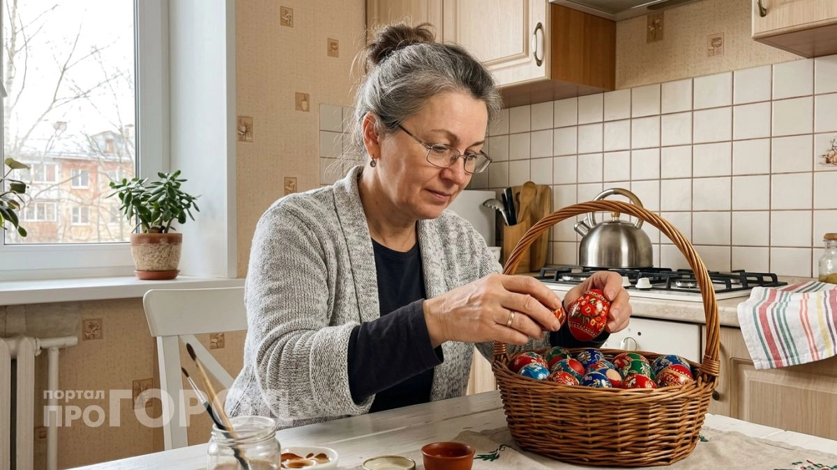 Выбираю для яиц один определённый цвет и крашу строго в этот день, чтобы деньги и любовь шли в дом весь год