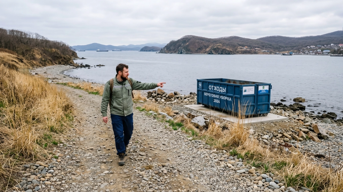 34 бункера для мусора появятся на пляжах Приморья к туристическому сезону