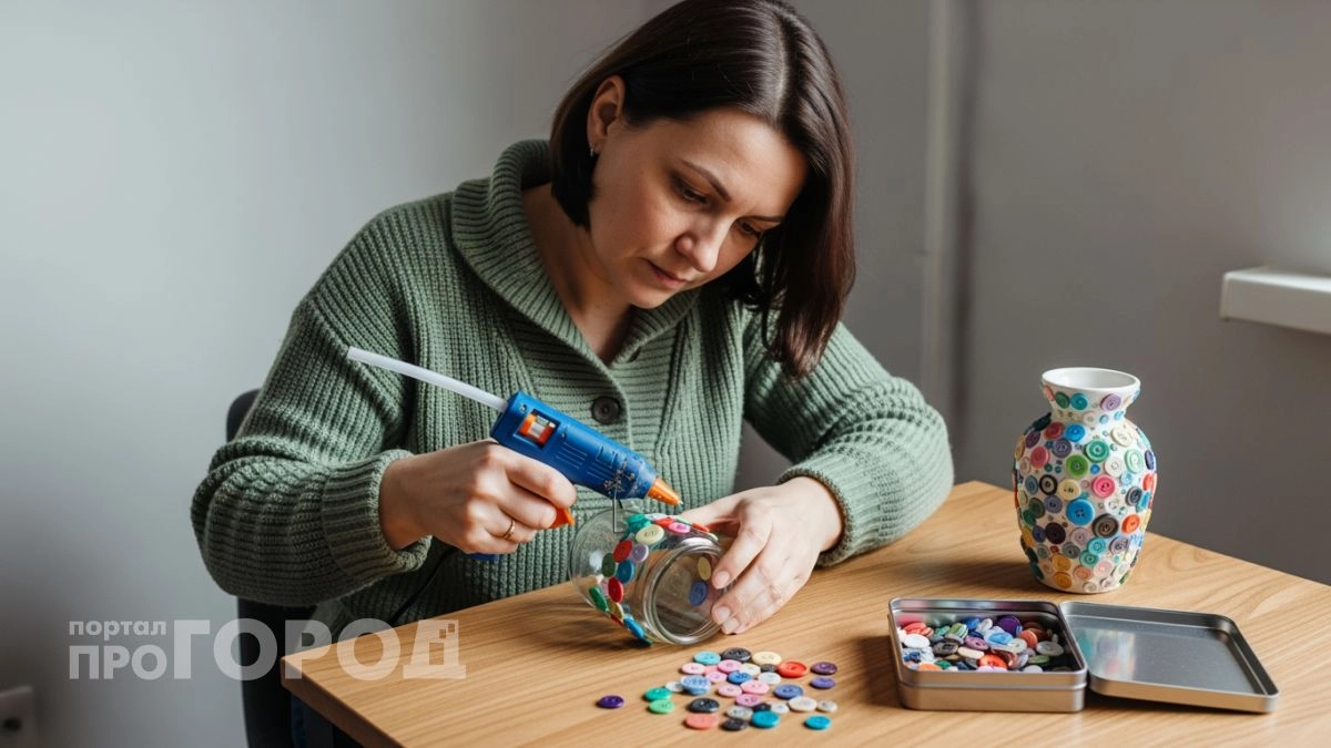 Никогда не выкидываю пуговицы со старой одежды — делаю из них декор для дома, который все принимают за магазинный