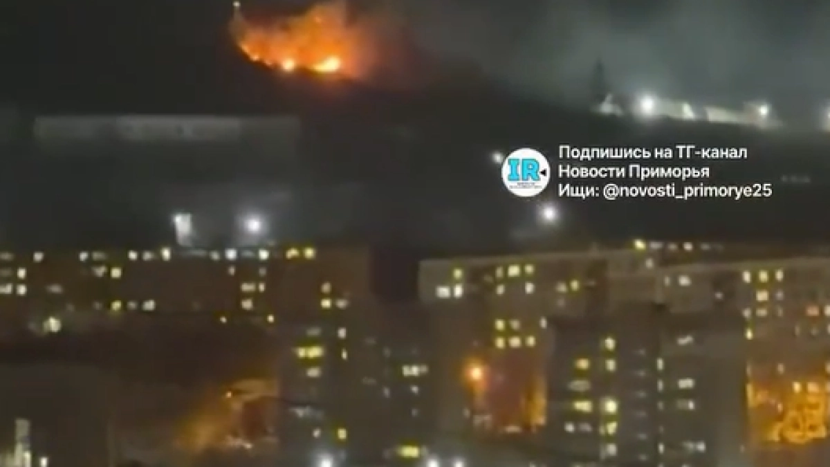 Пожар на сопке Буссе во Владивостоке: дышать невозможно