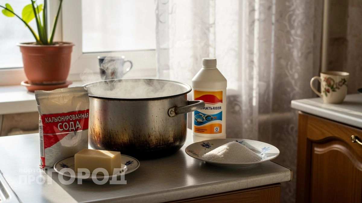 Больше никакого скребка: нанесла копеечное средство на старую сковороду и нагар сполз с неё целыми слоями