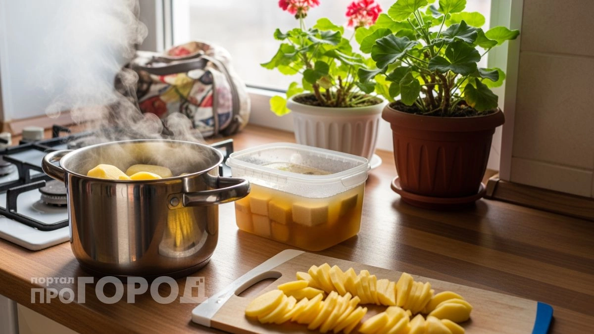 Хватит отправлять воду от вареной картошки в канализацию: это бесплатное средство для дома и сада