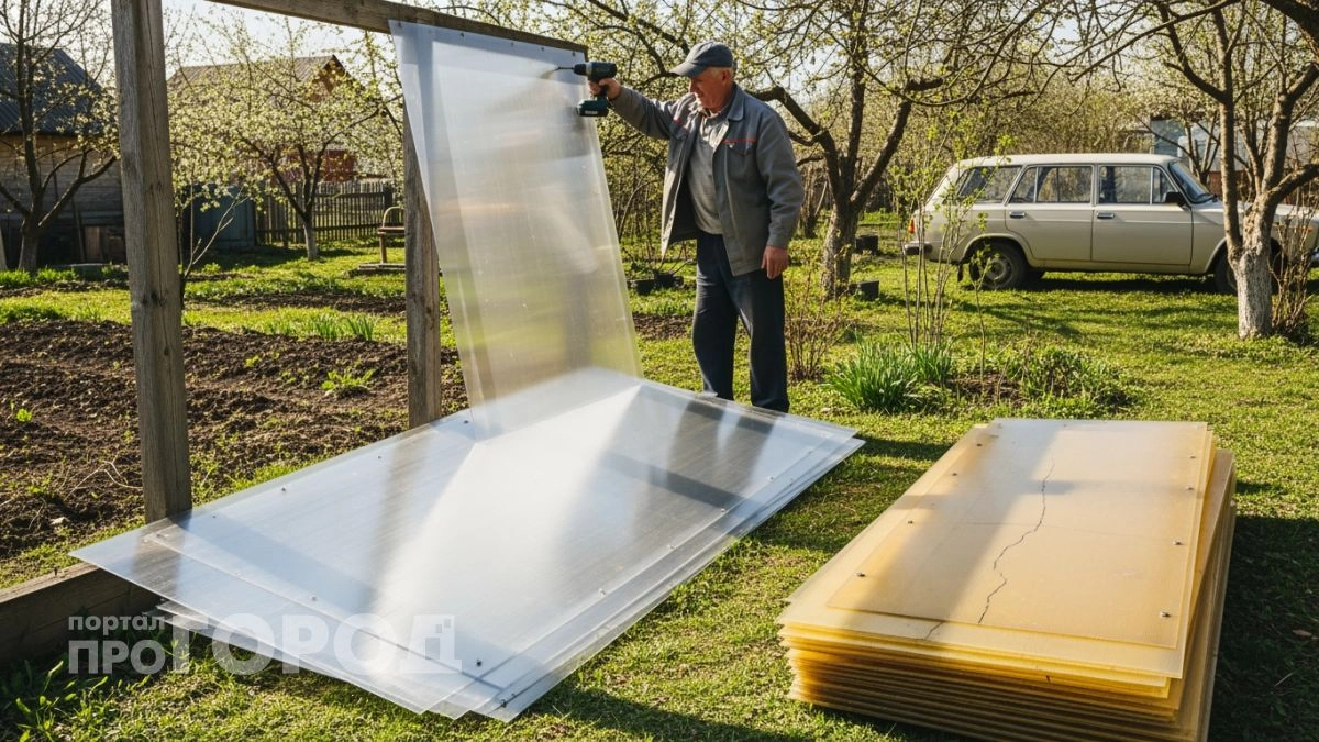 Выбросила поликарбонат на свалку: нашла прочную замену для теплицы которая стоит копейки и не боится снега