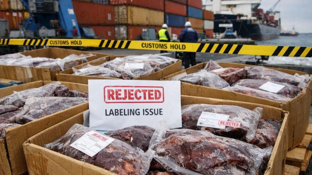 Более 80 тонн аргентинской говяжьей печени задержали во Владивостоке из-за маркировки