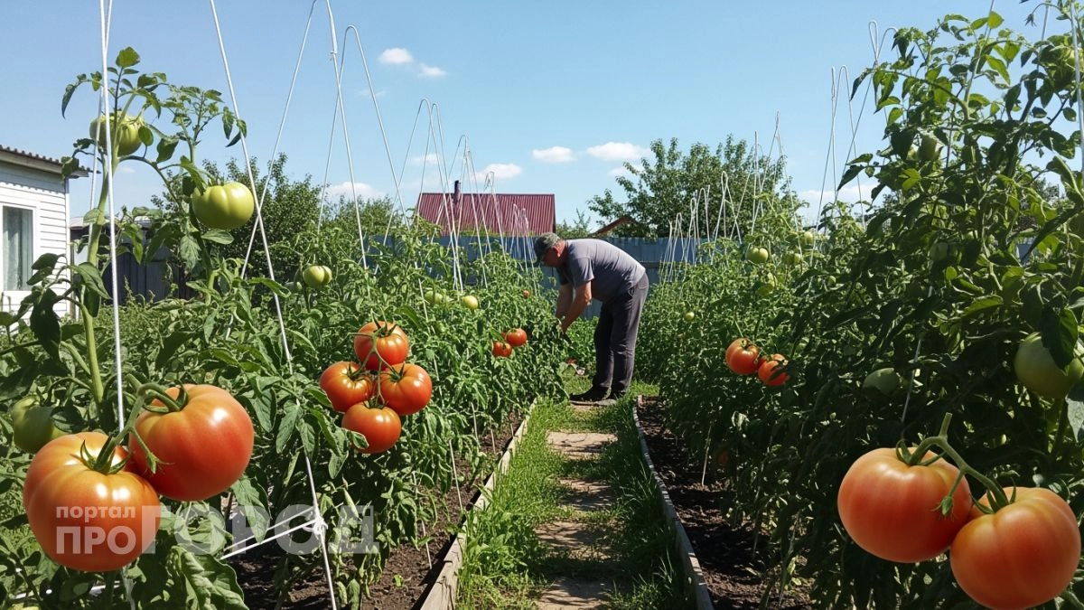 Перестала тратить деньги на удобрения и перешла на природную подкормку: мои томаты весят по 600 граммов