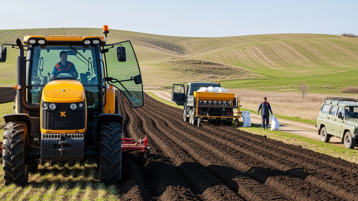 Аграрии Приморья засеяли 5000 гектаров зерновых на две недели раньше срока
