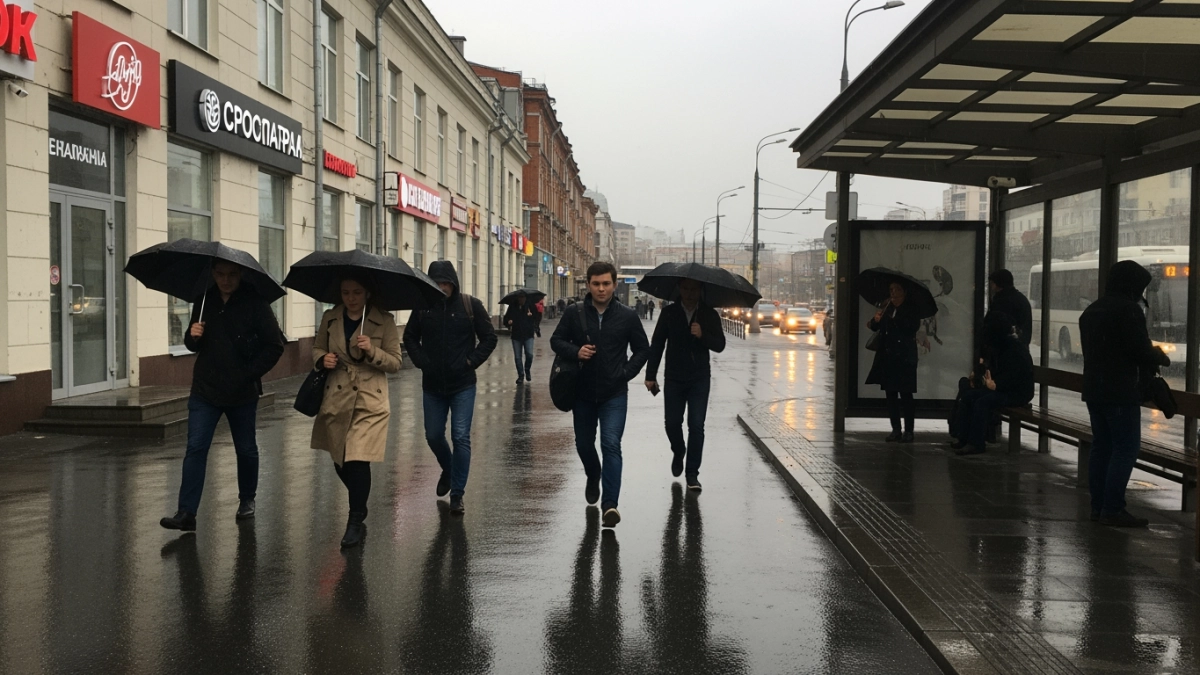 Дожди, мокрый снег и сильный ветер: циклон накрыл Приморье в пятницу