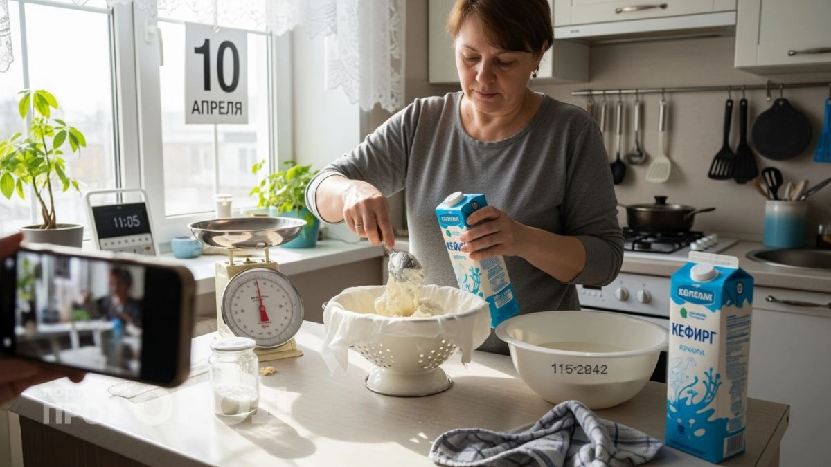 Магазинный творог больше не покупаю: замораживаю кефир и получаю нежный домашний продукт почти бесплатно