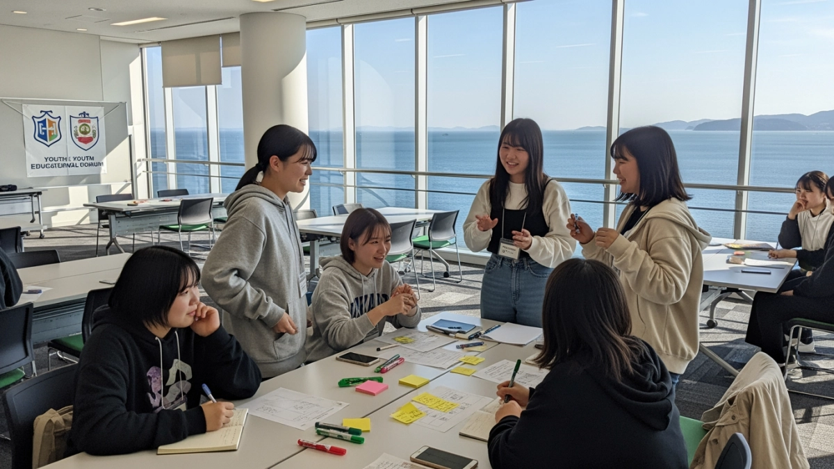 Девять студенток из Ногинска учатся педагогике у берегов Японского моря