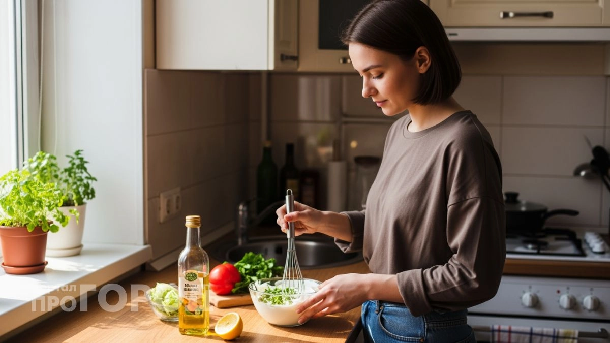 Больше не покупаю майонез в магазине: за минуту готовлю полезный соус, после которого салаты съедают до дна