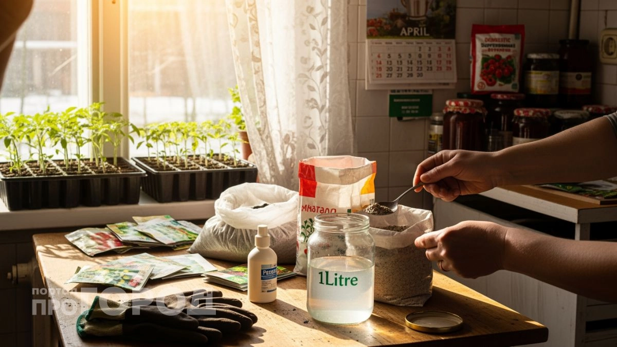 Забудьте про обычный полив: этот доступный домашний состав превращает слабую рассаду в мощные кусты с толстыми стеблями