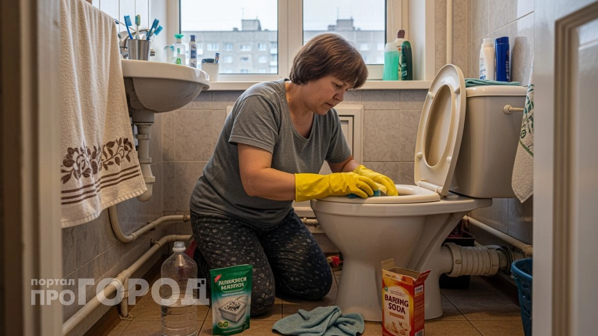 Забудьте про едкую бытовую химию: добавьте это простое средство в унитаз и увидите белизну уже через час