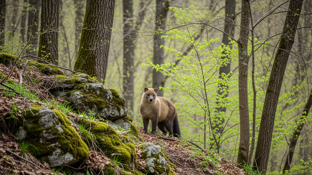 «Земля леопарда» сняла горала — одного из 1500 выживших в мире