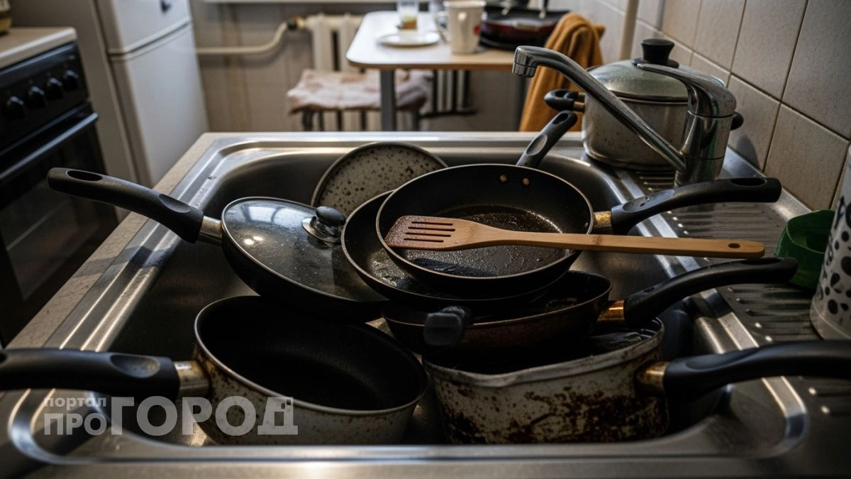 Хватит тратить силы на чистку: смешайте эти два продукта с полки и жир со сковородок исчезнет без следа