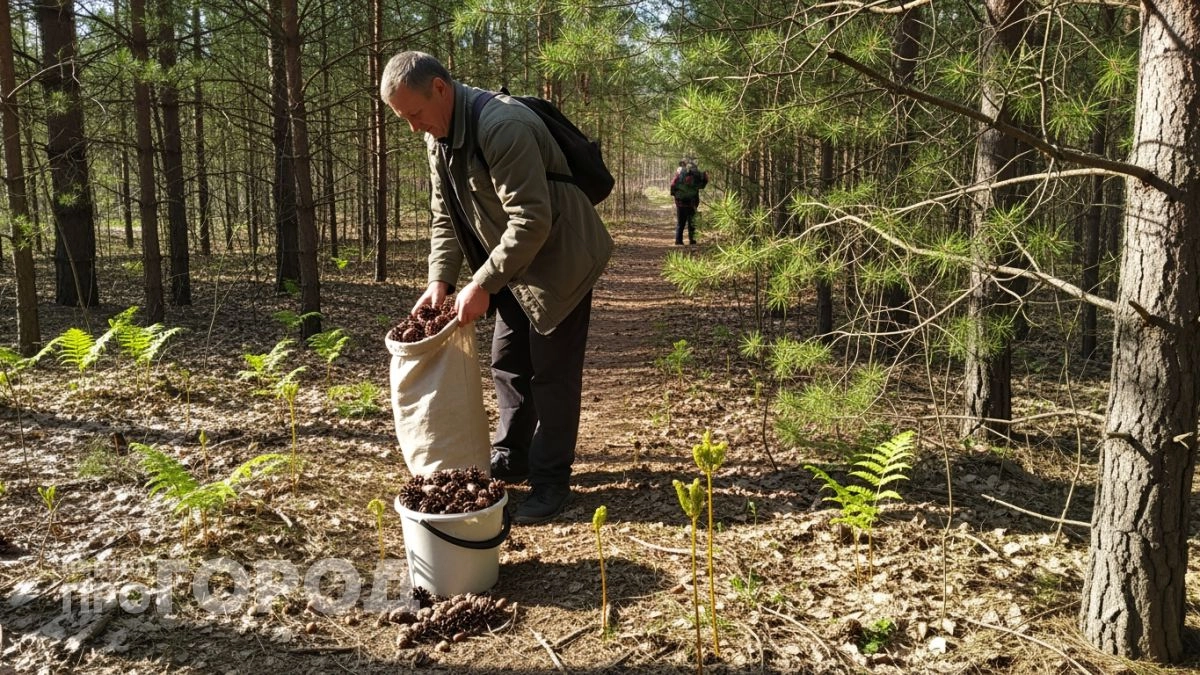 Весной сгребаю лесные шишки в мешки: вот как этот бесплатный материал превращает мой огород в рай для урожая