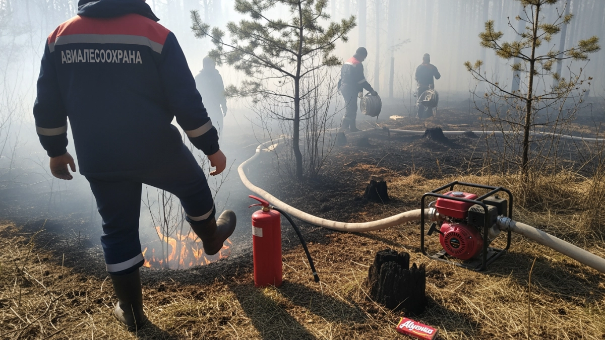 Пять пожаров за день: Приморье охватило 27,5 га огня