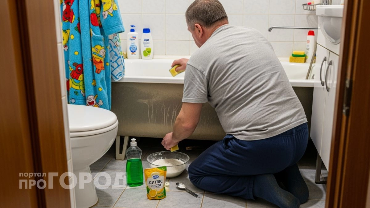 Перестала тереть ванну до седьмого пота: эта смесь из двух ингредиентов убирает въевшийся налет за минуты