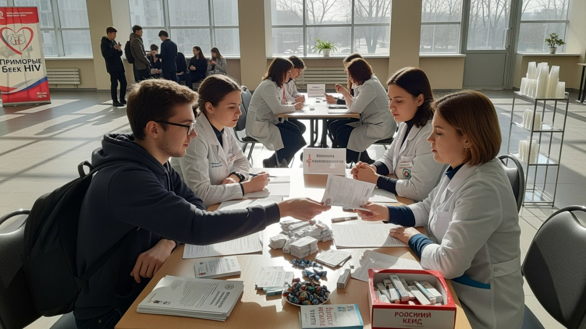 92 студента и педагога ДВФУ узнали свой ВИЧ-статус на акции во Владивостоке