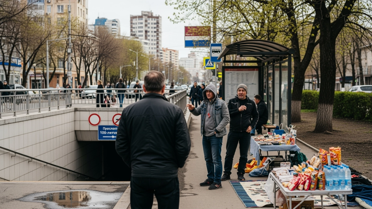 Во Владивостоке торговцы избили мужчину за замечание и попали на видео