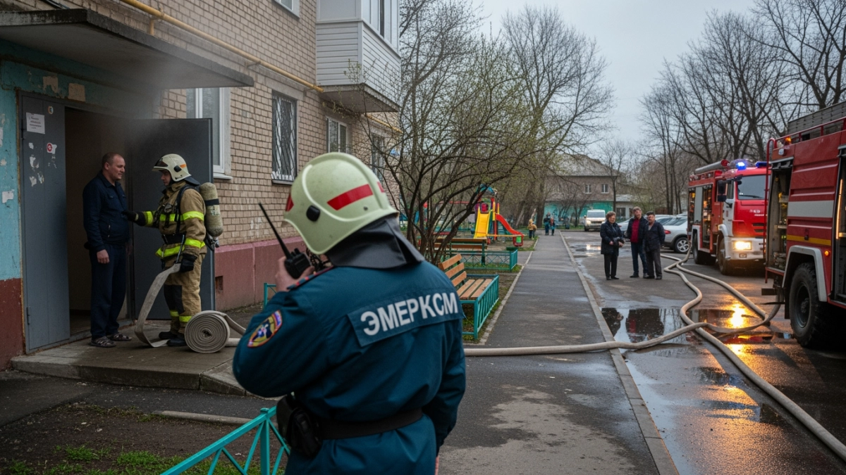 Пожар в квартире на улице Минской в Находке: горели ванная и стена