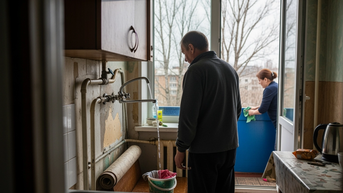В Дальнегорске жильцам вернули воду после двух недель аварий в подъезде