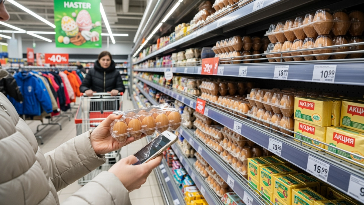 Яйца в Приморье подорожали на 19% накануне Пасхи