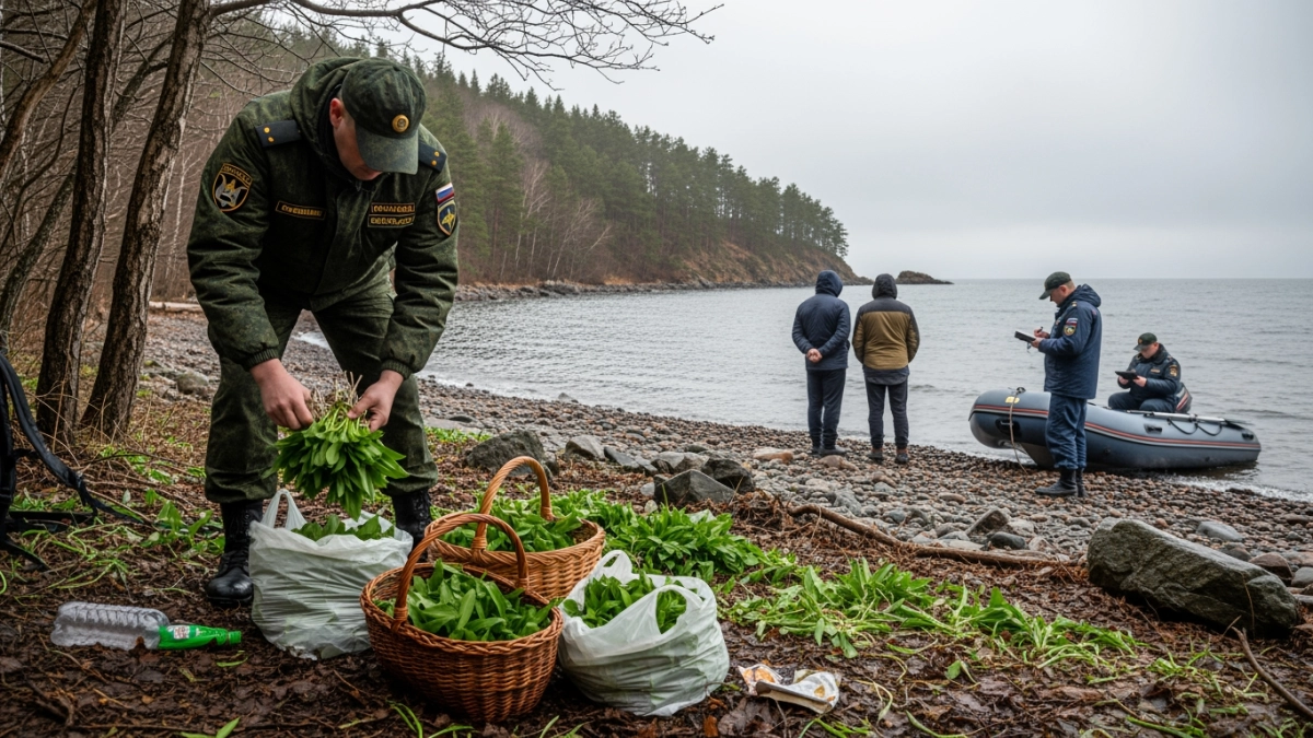 Инспекторы «Земли леопарда» поймали группу браконьеров на заповедном острове