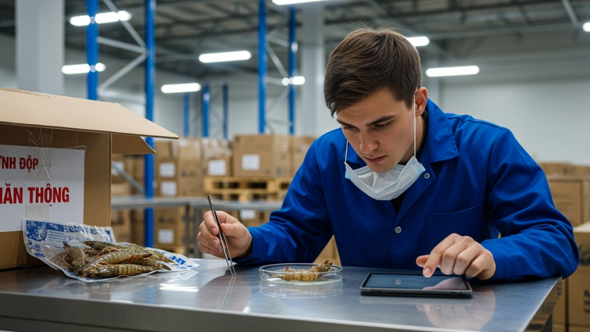 Россельхознадзор забраковал 8,5 тонны вьетнамских креветок во Владивостоке