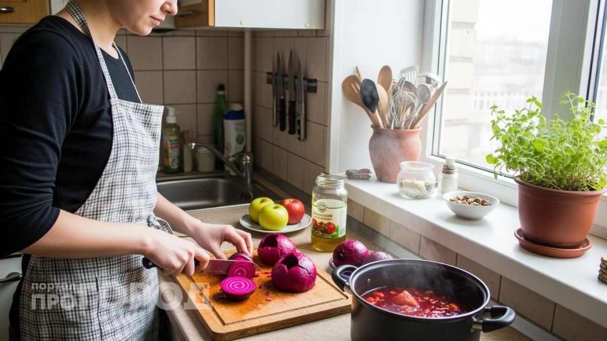 Хватит портить борщ блеклой свеклой: простая хитрость с зажаркой сделает ваш суп ярким и очень вкусным