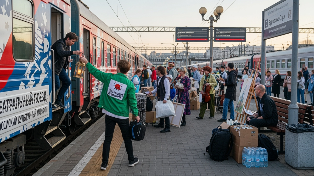 Театральный поезд стартует из Владивостока 12 мая в культурный тур по стране