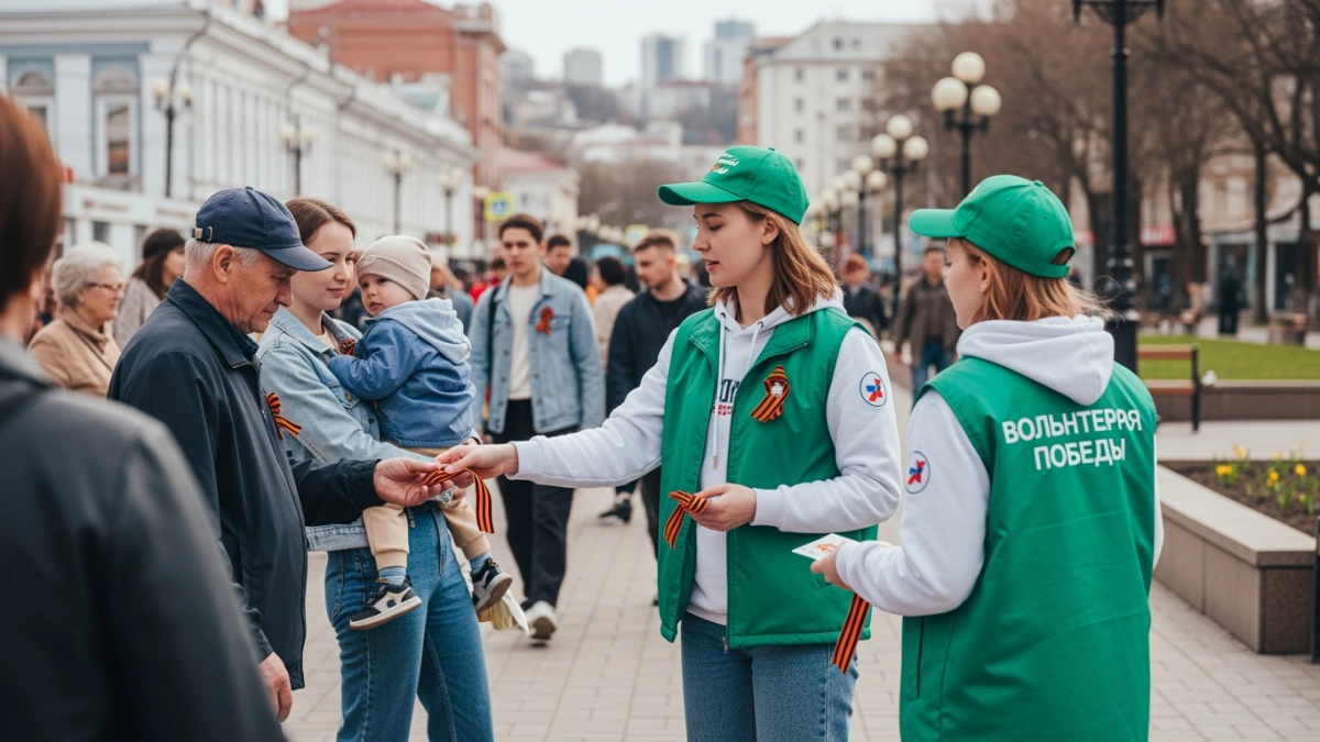 Акция «Георгиевская ленточка» стартовала в Приморье: раздадут свыше 30 тысяч лент