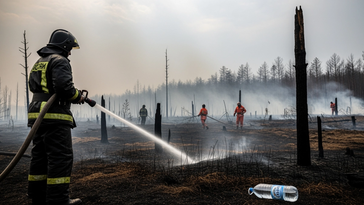 За сутки в Приморье вспыхнули 14 пожаров — почти 930 гектаров выгорело