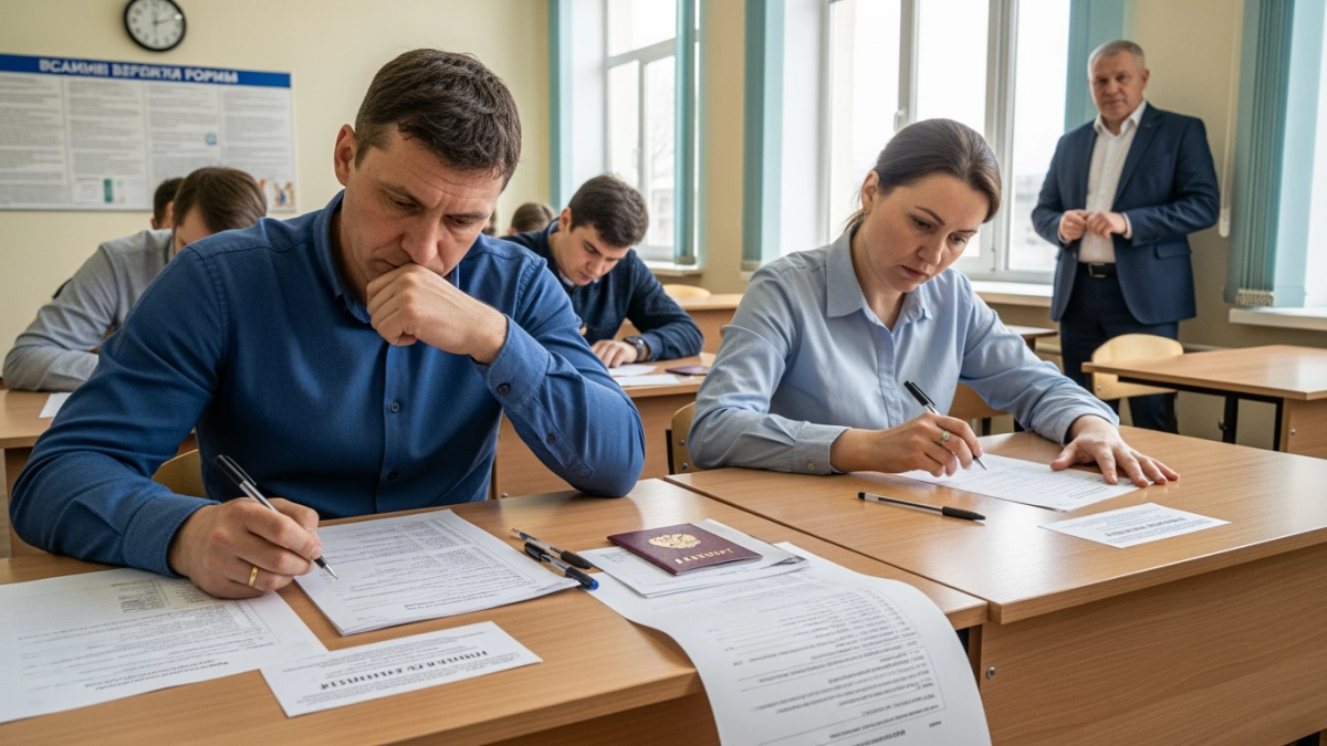 Министр образования Приморья сдала ЕГЭ по русскому вместе с родителями выпускников