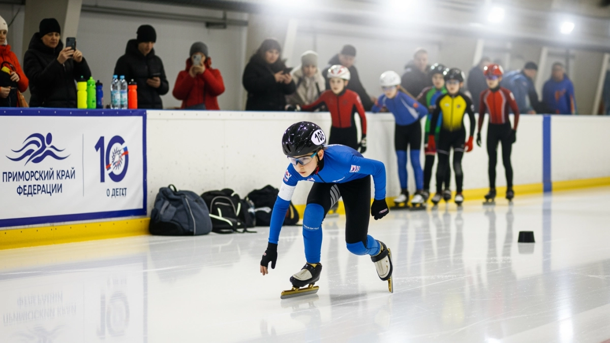 120 шорт-трекистов Приморья разыграли медали в финале сезона