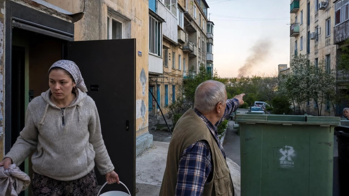 Чёрный дым над районом Бурачка: очевидцы сообщают о пожаре во Владивостоке